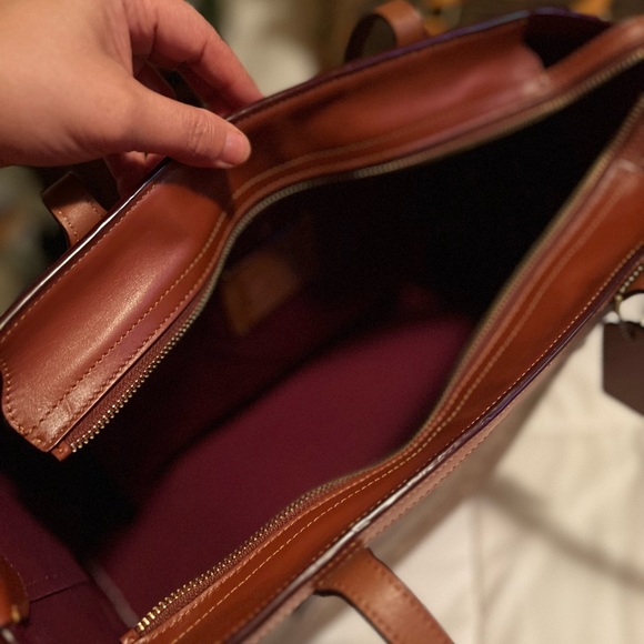 Coach Brown and Tan Tote Bag - Picture 7 of 12